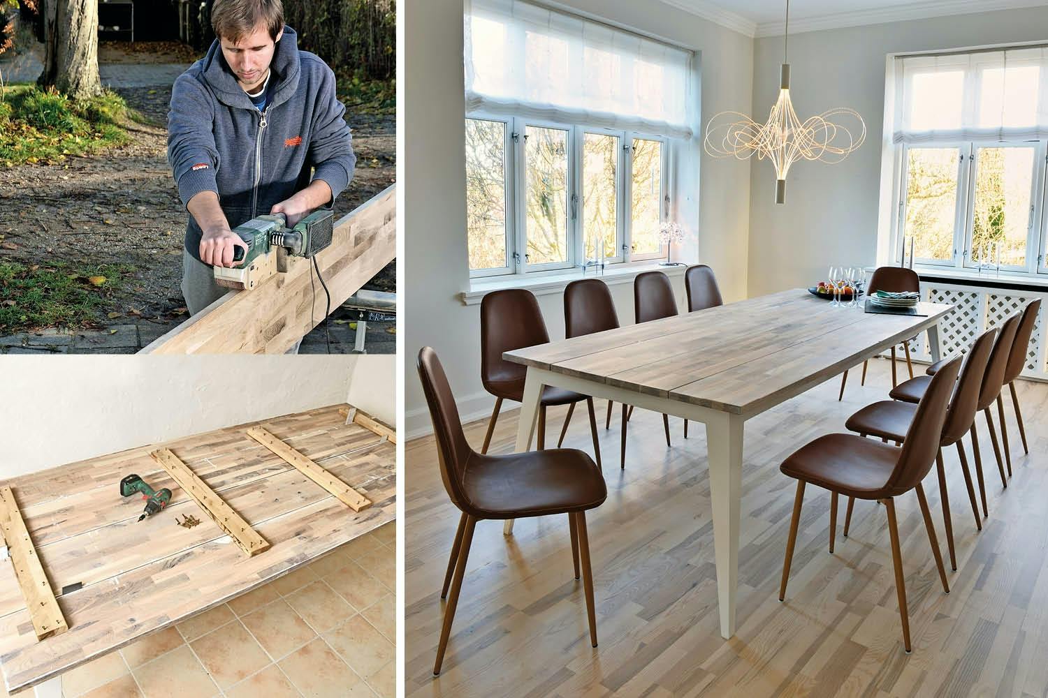 Rustikt plankebord Rustikt plankebord